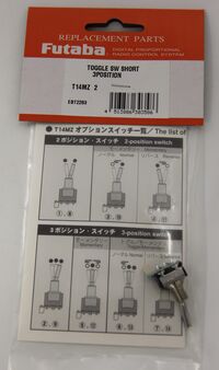 Futaba 3m94a00903 TG Switch Ml-1bfsp 3 Position Short Toggle for sale online